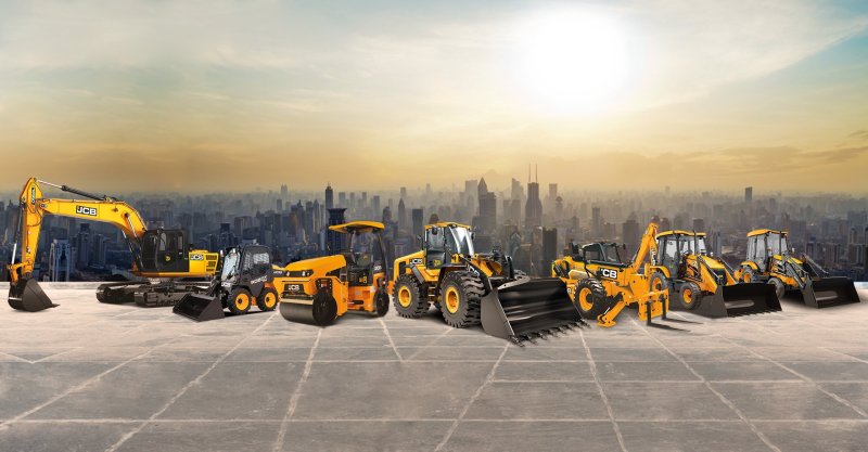 Экскаватор JCB Construction Equipment.