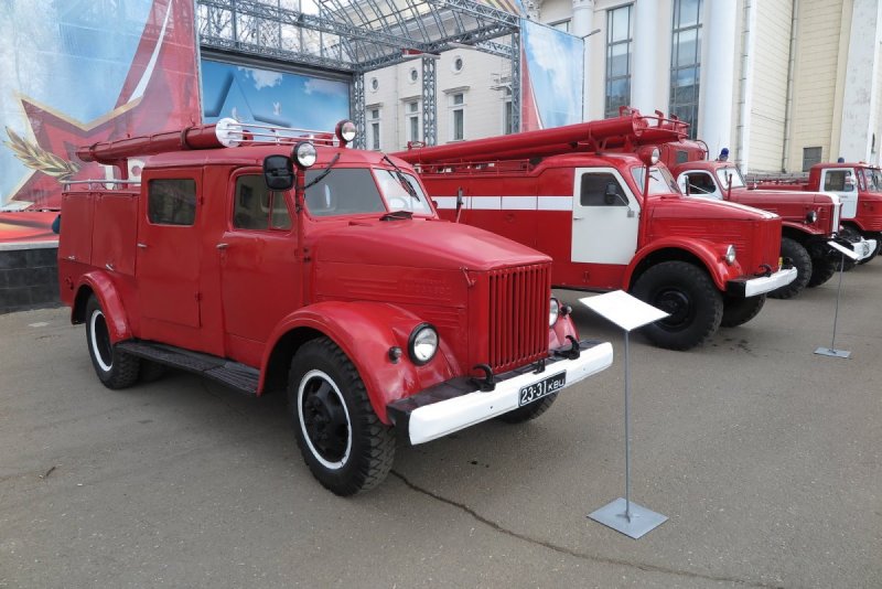 Пожарный водозащитный автомобиль