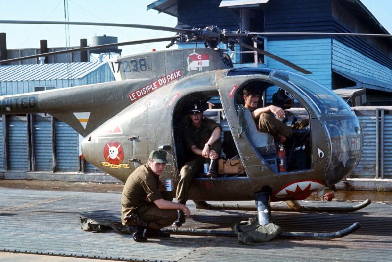 Вертолет Oh-6 Cayuse во Вьетнаме