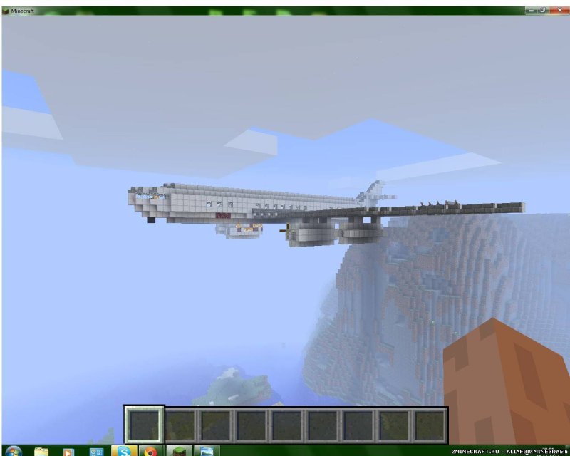 Вертолет в Minecraft