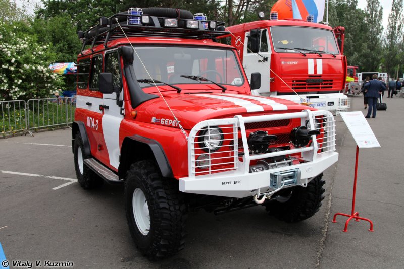 Лесопатрульный автомобиль ЛПА-3 на базе УАЗ-31519