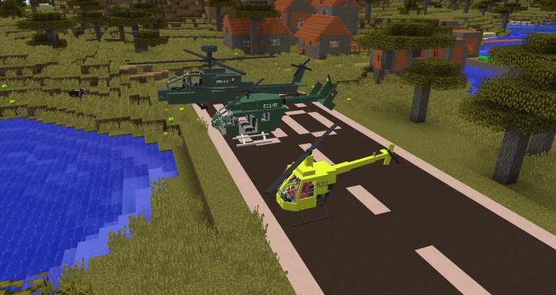 Immersive vehicles 1.12.2 вертолёты