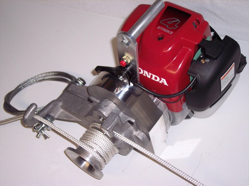 Бензиновая автономная лебёдка Simpson Capstan Honda winch SP-CW