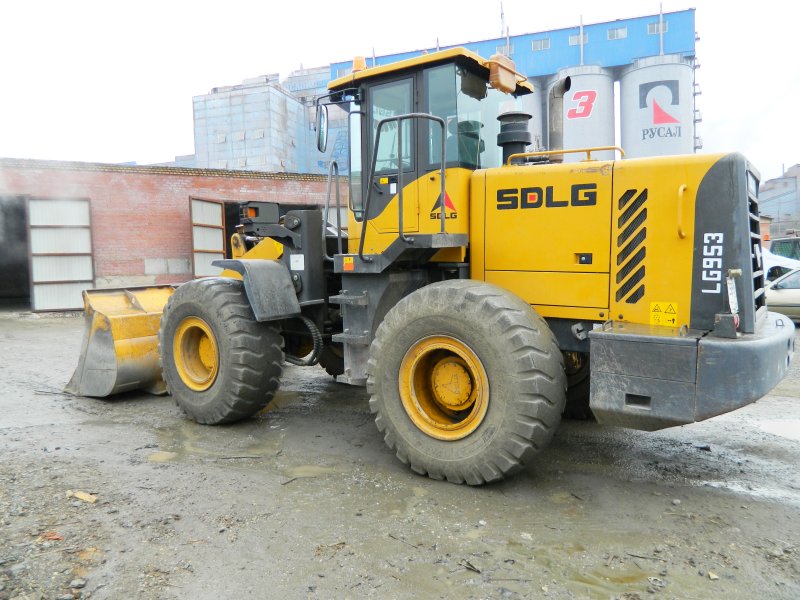 Фронтальный погрузчик SDLG 953 габариты