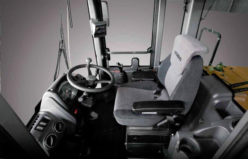Hyundai hl780-9s в кабине