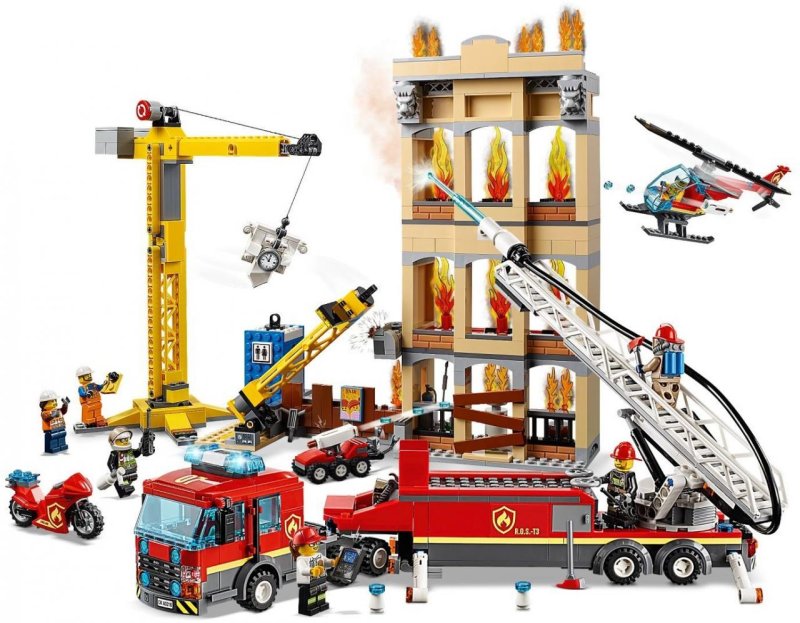 Лего Сити пожарная станция 60216