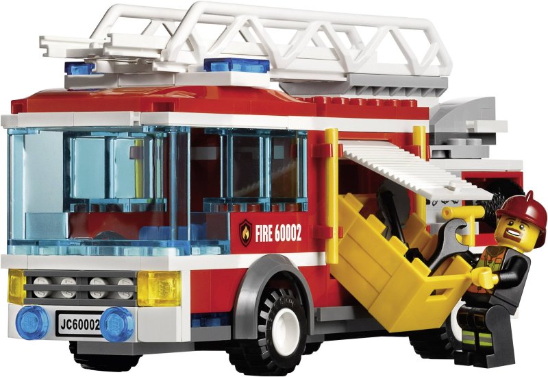 Лего пожарная машина 60002