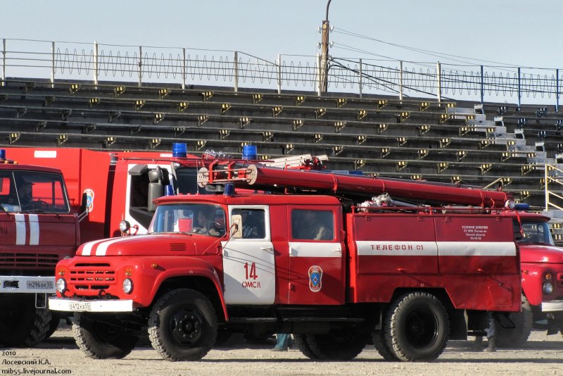 Пожарная часть 1 Омск техника