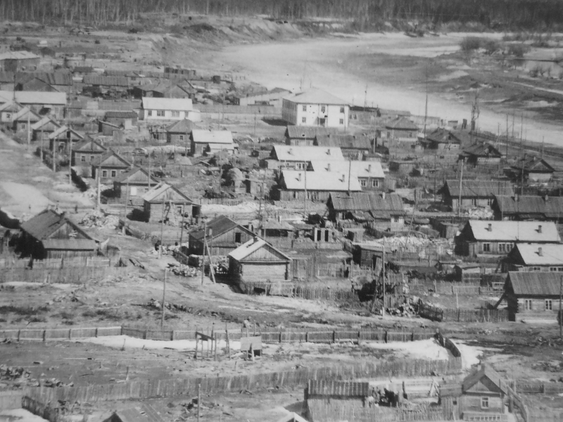 Поселок Мегион в 80е годы