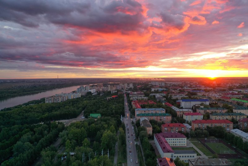 Рассвет в Омске