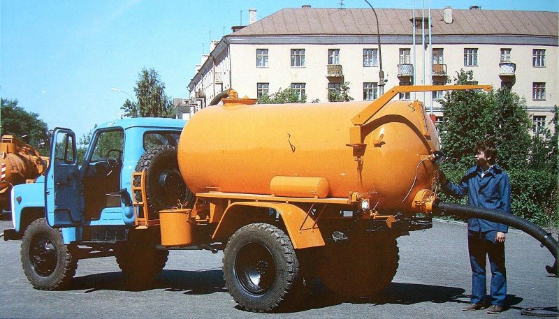 ГАЗ 53 ко-503 ассенизаторская машина