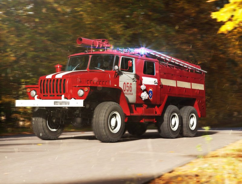 Шасси пожарного автомобиля Урал 43202