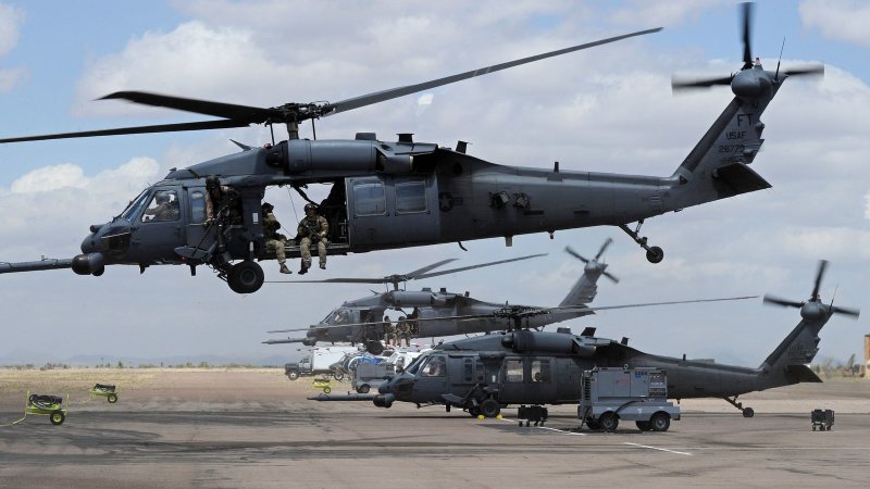 HH-60g Pave Hawk Helicopter Crew