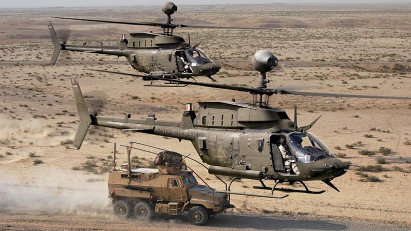 Oh-58d Kiowa Warrior Ирак 2003г.