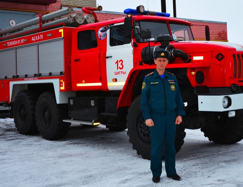 Пожарная часть Щигры Курской области
