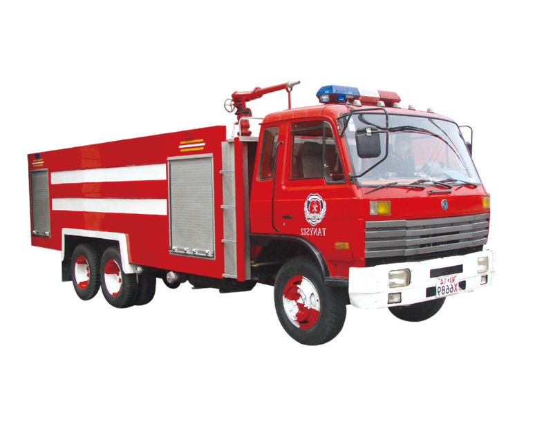 Красная пожарная машина