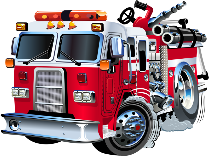 Пожарный автомобиль вектор