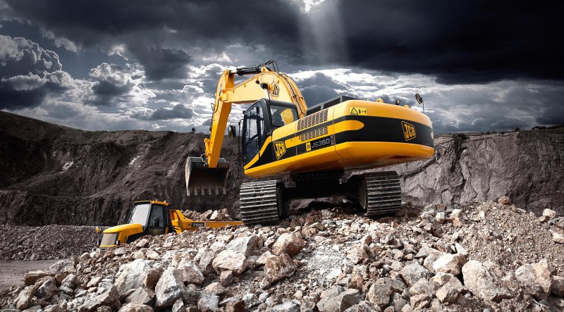 JCB js370 гусеничный экскаватор