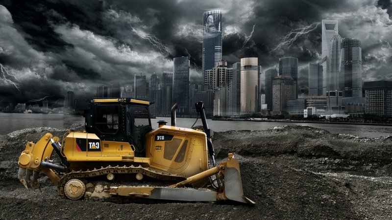 Бульдозер Cat d7e