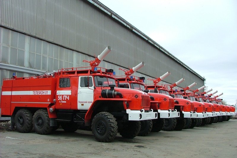 Урал 5551 пожарный