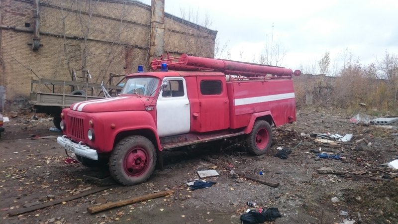 ГАЗ 53 пожарный автомобиль