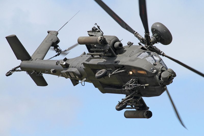 Ah-64d Apache шасси вертолета