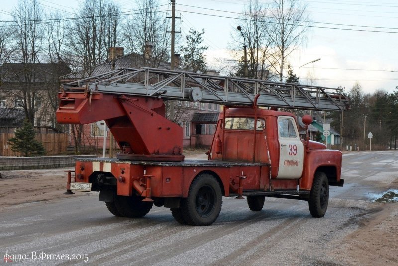 ГАЗ 52 пожарная автолестница