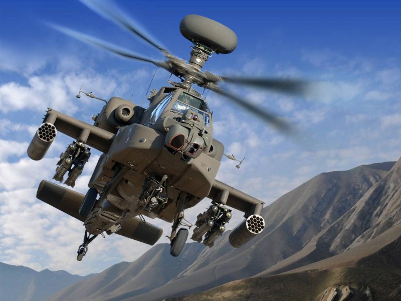 Боевой вертолет "Ah-64 Apache"