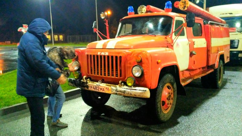 ГАЗ 53 пожарная машина