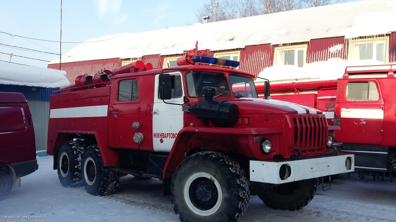Пожарная машина Урал 5557