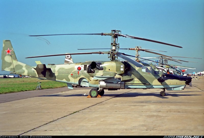 Военный вертолет ка 50 черная акула