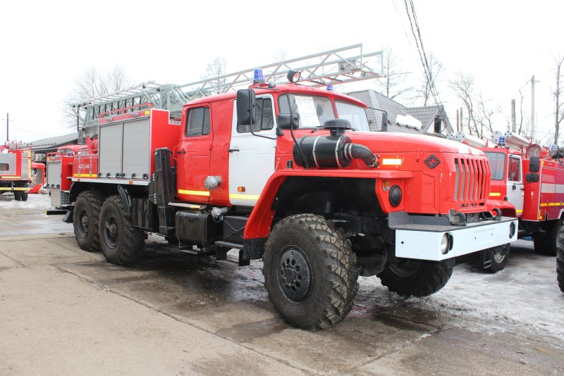 Пожарная машина Урал 4320