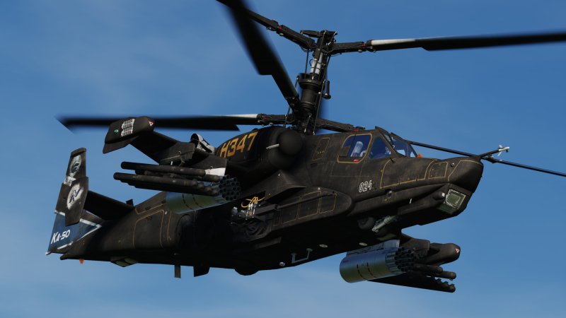 Боевой вертолет ка-50 черная акула