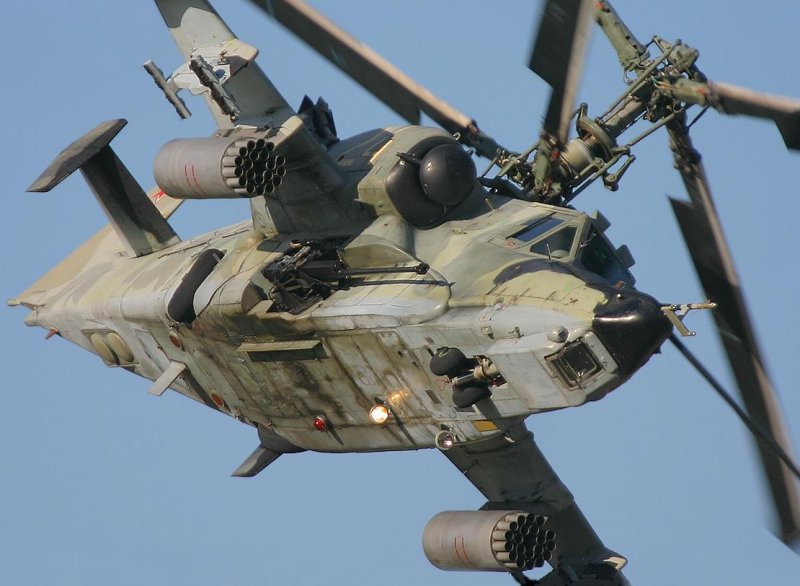 Боевой ударный вертолет ка-50 "черная акула"