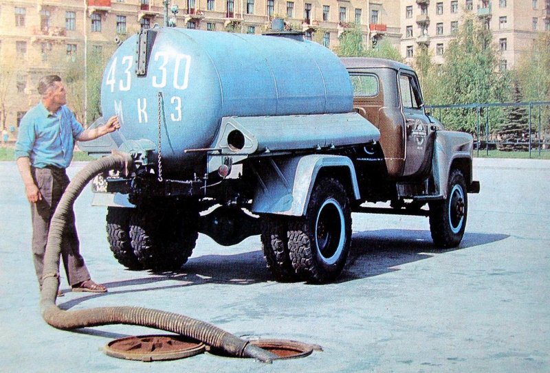 ГАЗ 53 говновозка