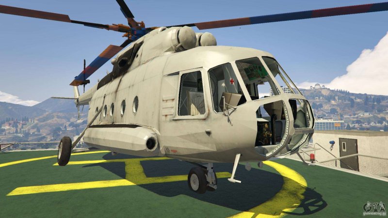 GTA 5 военный вертолет ан64