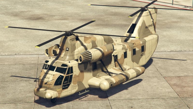 ГТА 5 вертолёт Cargobob