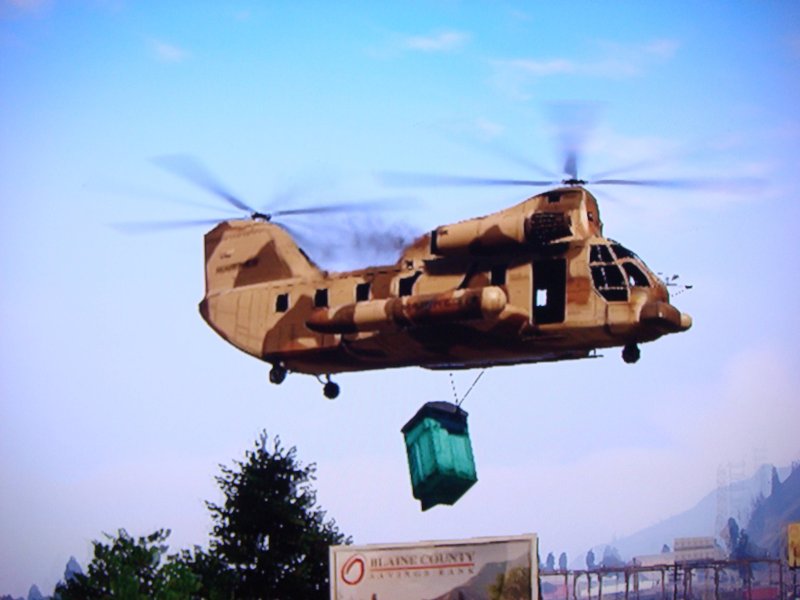 Вертолёт Cargobob в реальной жизни