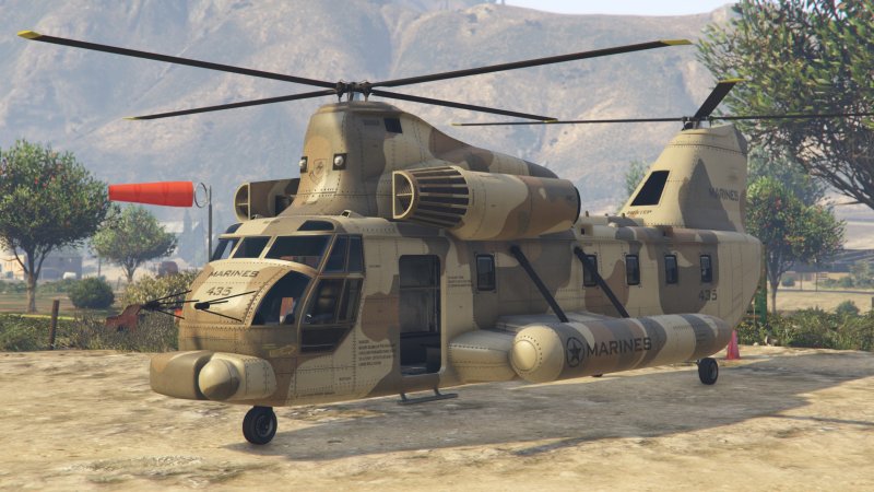 ГТА 5 вертолёт Cargobob