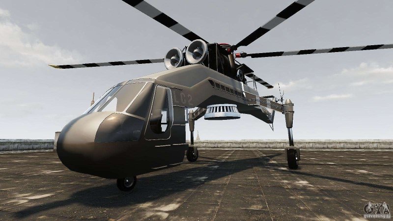 GTA 5 грузовой вертолёт