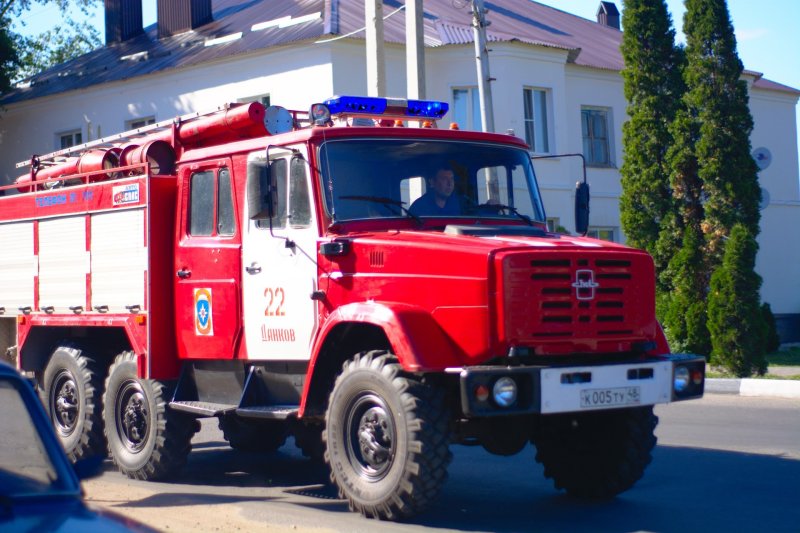 Пожарной машины КАМАЗ спереди