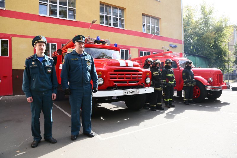 Пожарные машины Москвы