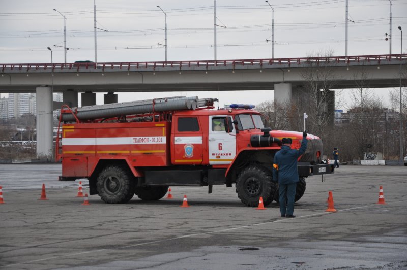 Пожарные автомобили Иркутска