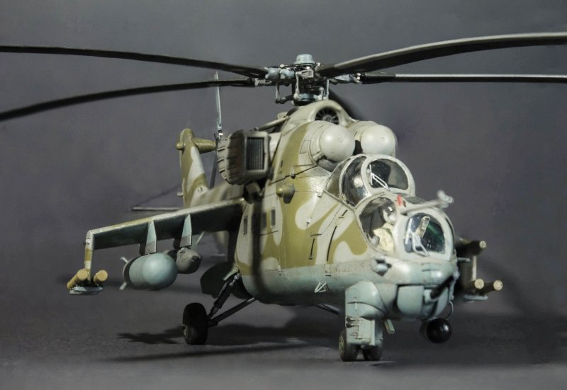 Модель вертолёта ми-24 крокодил