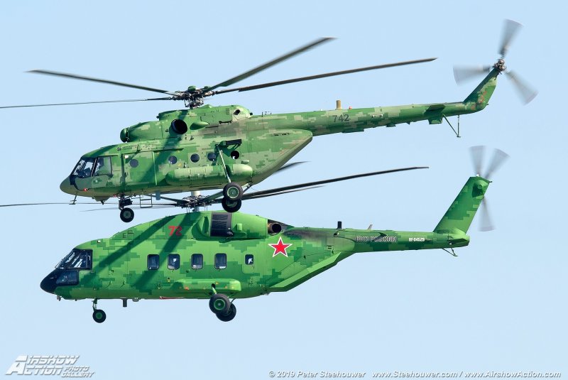 Военный вертолет ми-38т