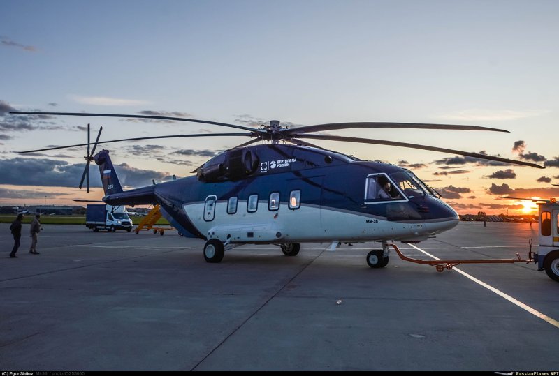 Вертолёт ми-38 вип