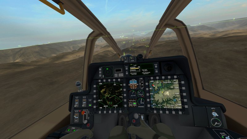 VTOL VR кокпит