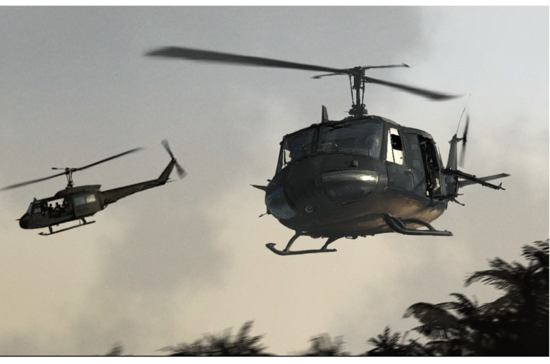 Вертолёт ирокез uh-1 во Вьетнаме
