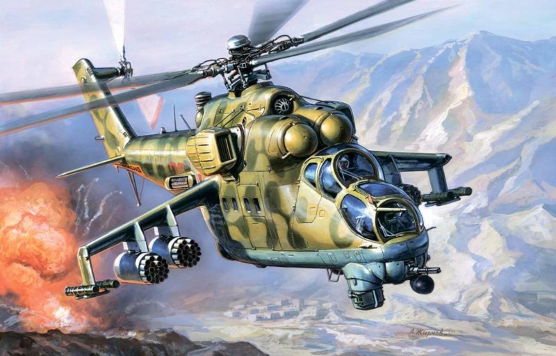 Вертолёт крокодил ми-24