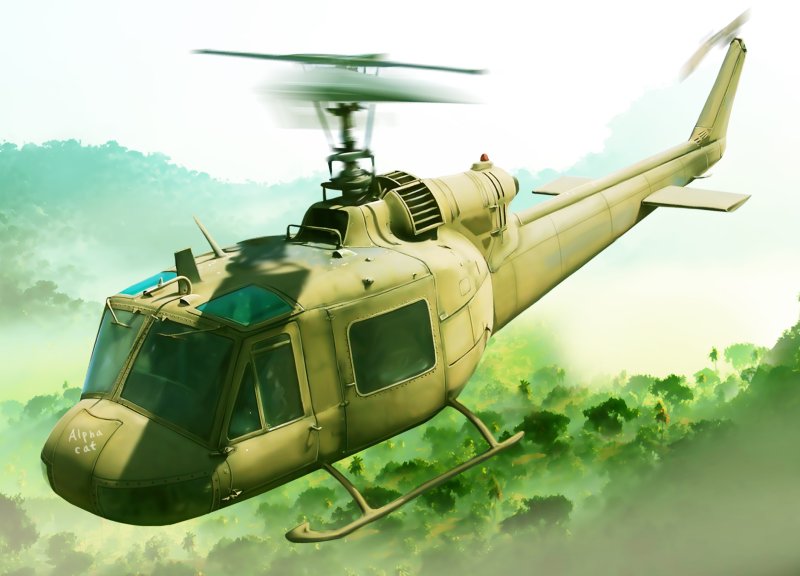 Вертолет uh-1 Хьюи